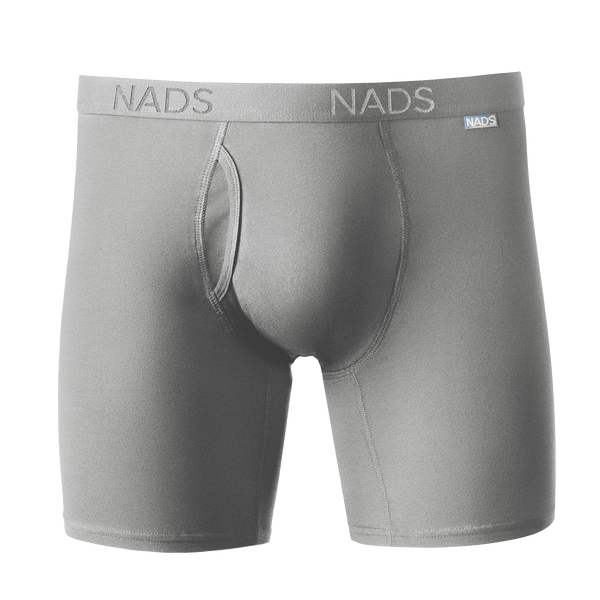 Organic Cotton Boxer Brief: Gray