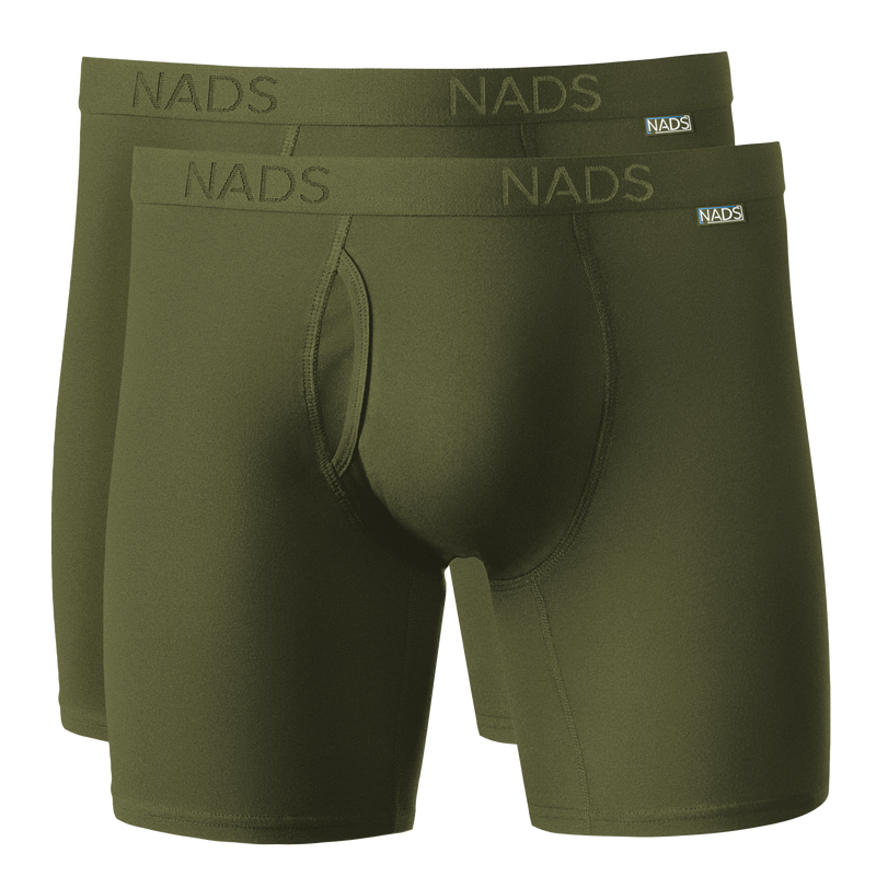 Organic Cotton Boxer Brief 2 Pack: Green