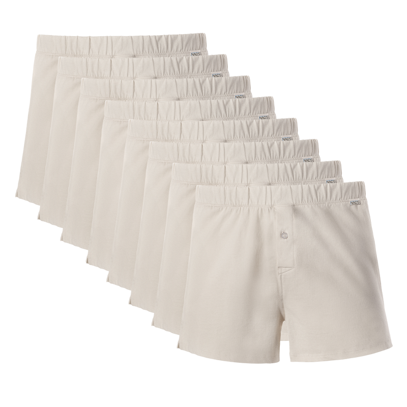 Organic Cotton BALL-NATURAL Boxer 8 Pack