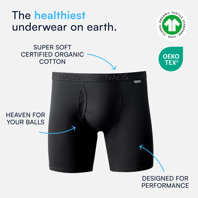 Men's Organic Cotton Boxer Briefs – Nads