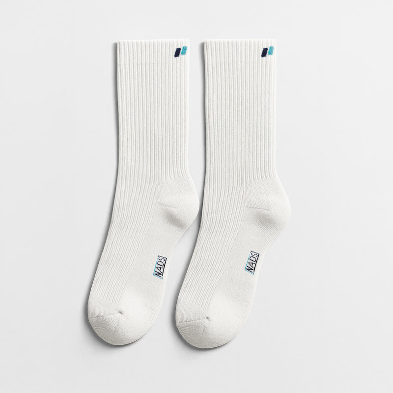 Organic cotton mid-calf socks