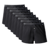 Organic Cotton Boxer 8 Pack: Black