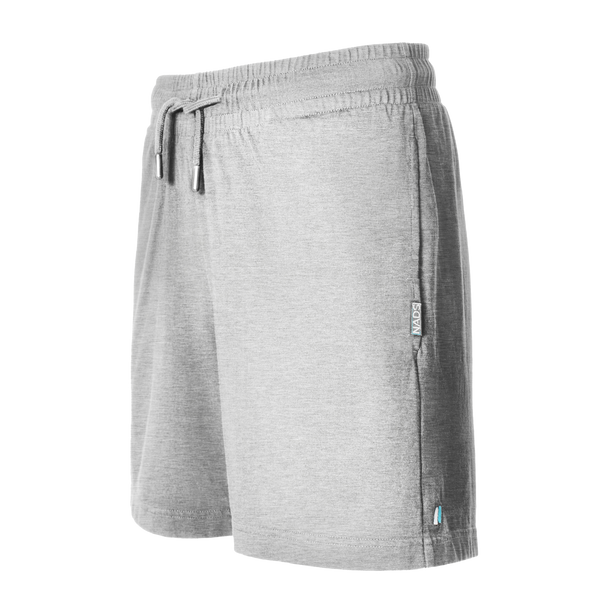 Organic Cotton Commando Short in Heather Gray