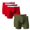 3 Holiday Red Briefs & 2 Green Briefs