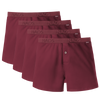 Organic Cotton Boxer 4 Pack: Maroon