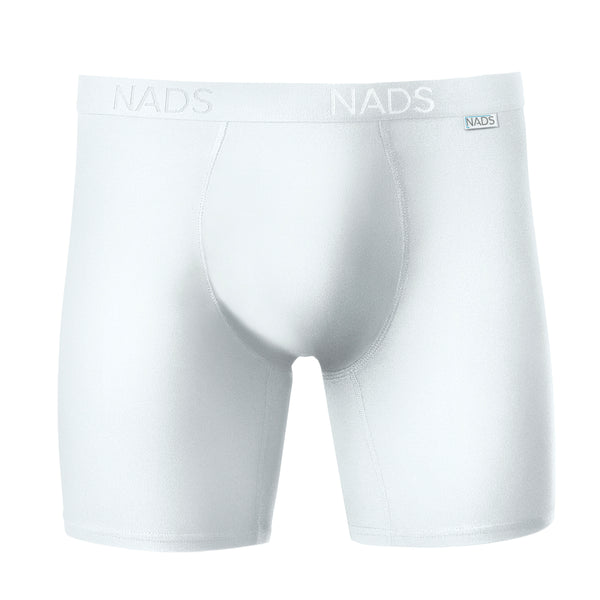 No-Fly Zone Organic Boxer Brief: White