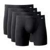 No-Fly Zone Organic Boxer Brief 4 Pack: Black