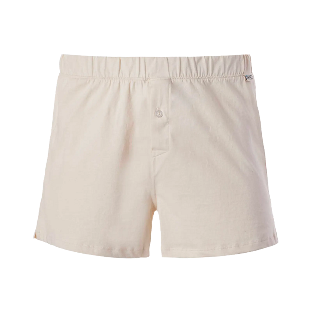 Natural Fresh Cotton Boxers with Logo
